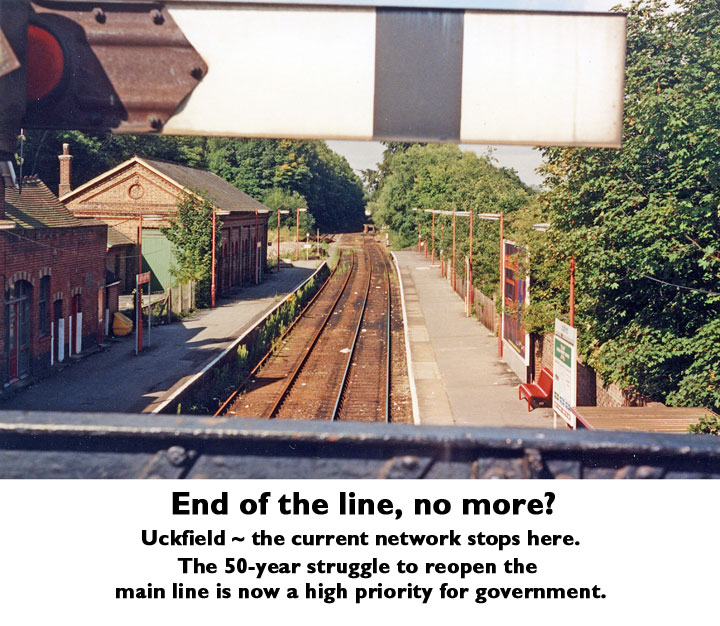 Uckfield - end of the line, no more